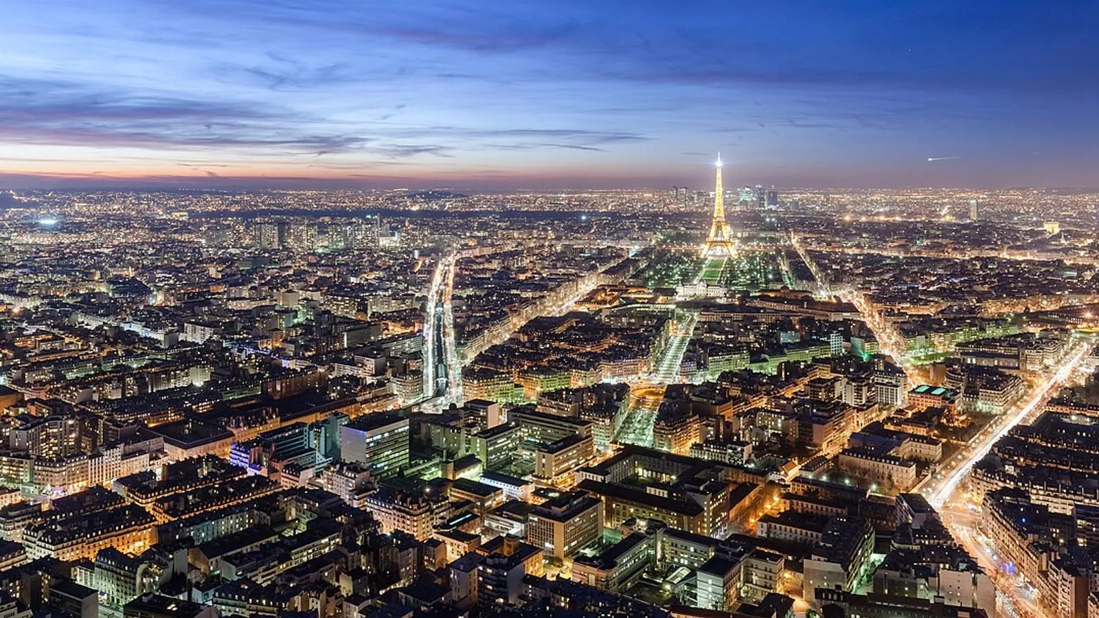 View of Paris, France