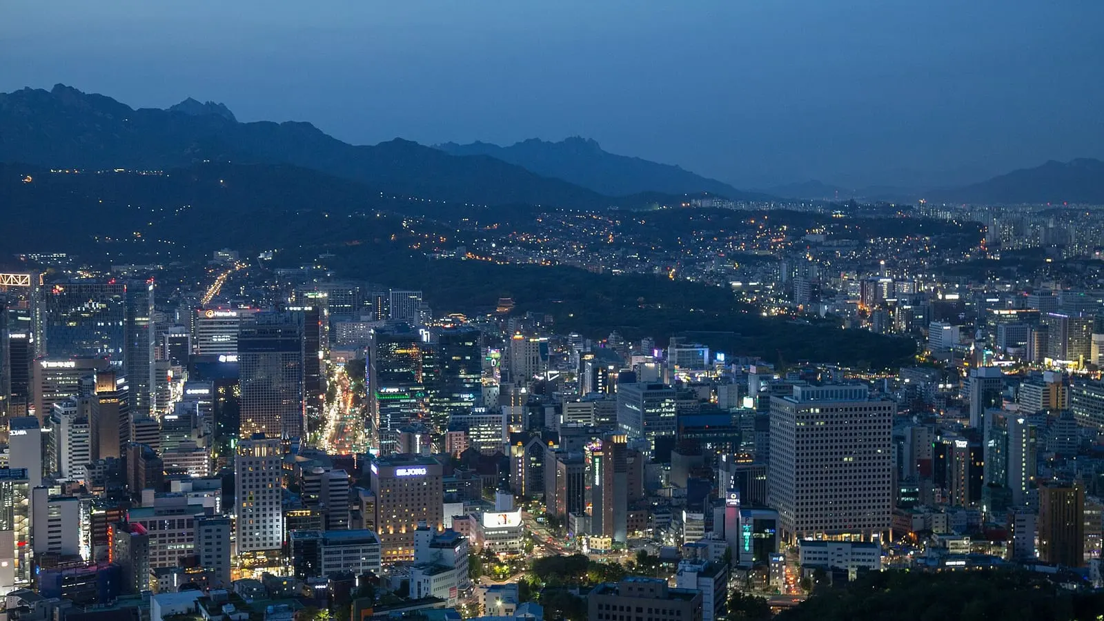 View of Seoul, South Korea